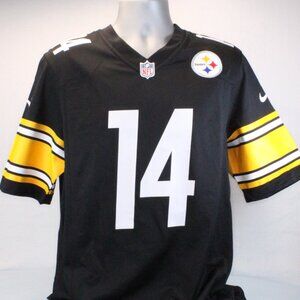 Pittsburgh Steelers V-Neck Short Sleeve Jersey Shirt #14 *Pickens* Men's Medium